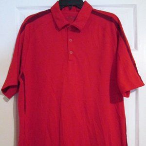 Nike Golf Men's Dri Fit Red Collar Polo S/S Top XL